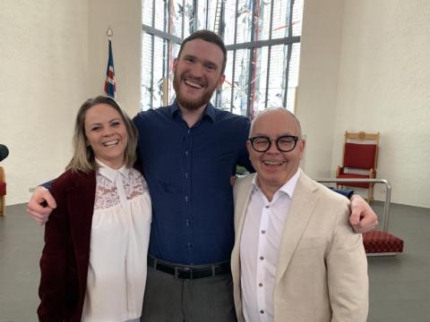 Una Dóra, Marteinn Snævarr og Jónas Þórir