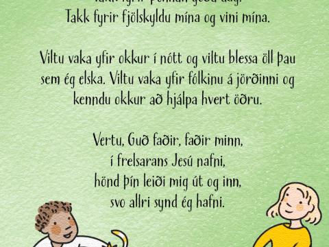 fjölskylduguðsþjónusta, mynd haust 2023