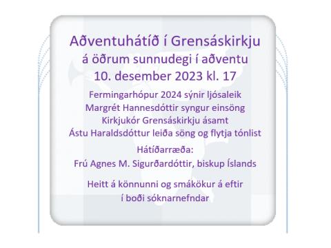 Aðventuhátíð Grensáss 2023