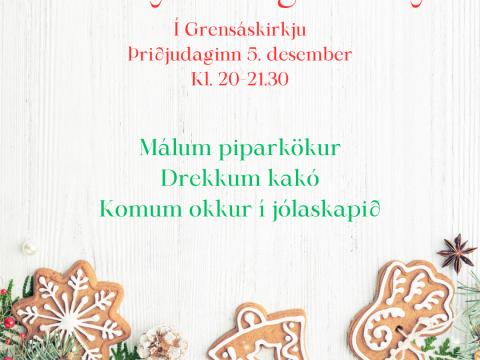 Piparkökur og kakó