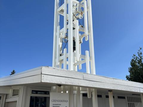 Kirkjuklukkurnar í Grensáskirkju, júlí 2024