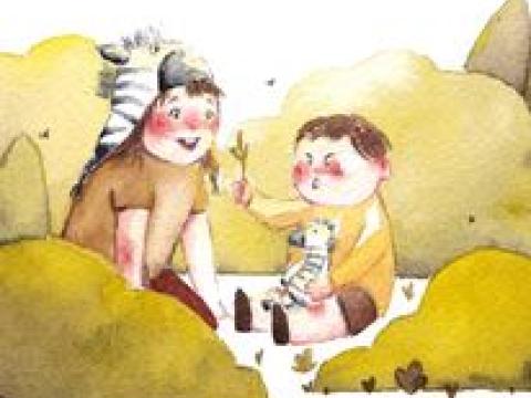 Ólöf - krakkar leika sér