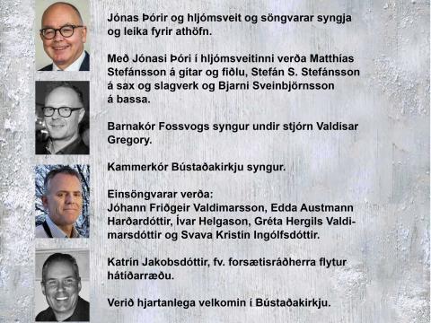 Aðventuhátíð Bústaðakirkju 2024